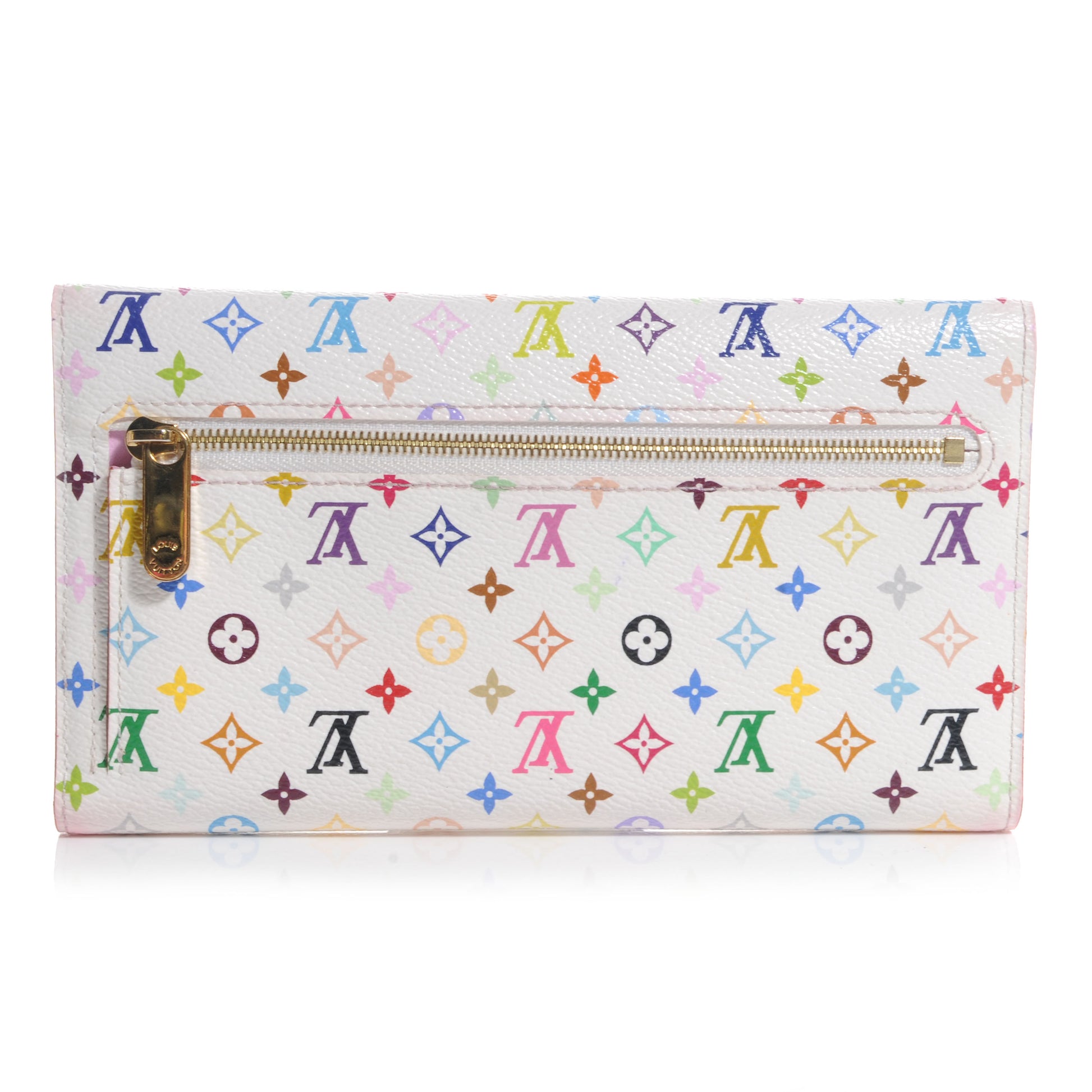 Louis Vuitton Monogram Multicolor Eugenie Wallet White 3 of 8