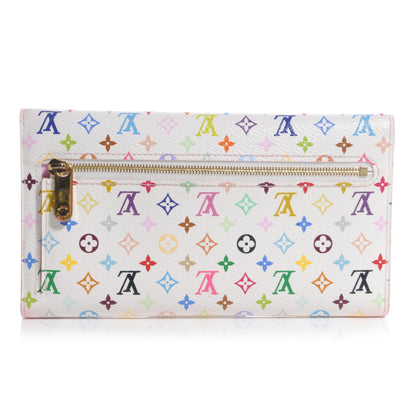 Louis Vuitton Monogram Multicolor Eugenie Wallet White 3 of 8