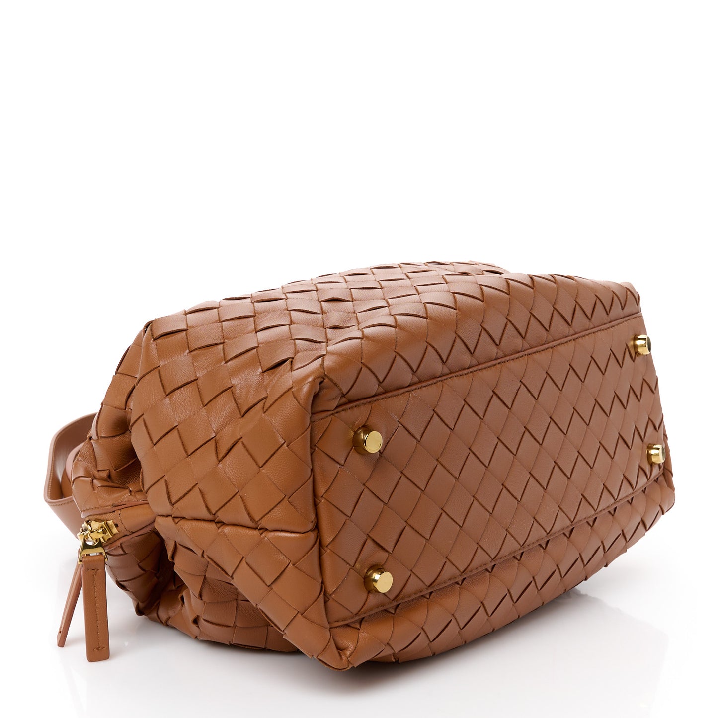 Nappa Intrecciato Bauletto Wood