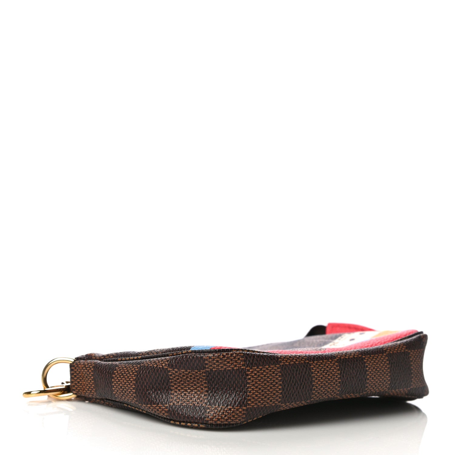 Louis Vuitton Damier Ebene 2016 Christmas Animation Mini Pochette Accessories 4 of 9