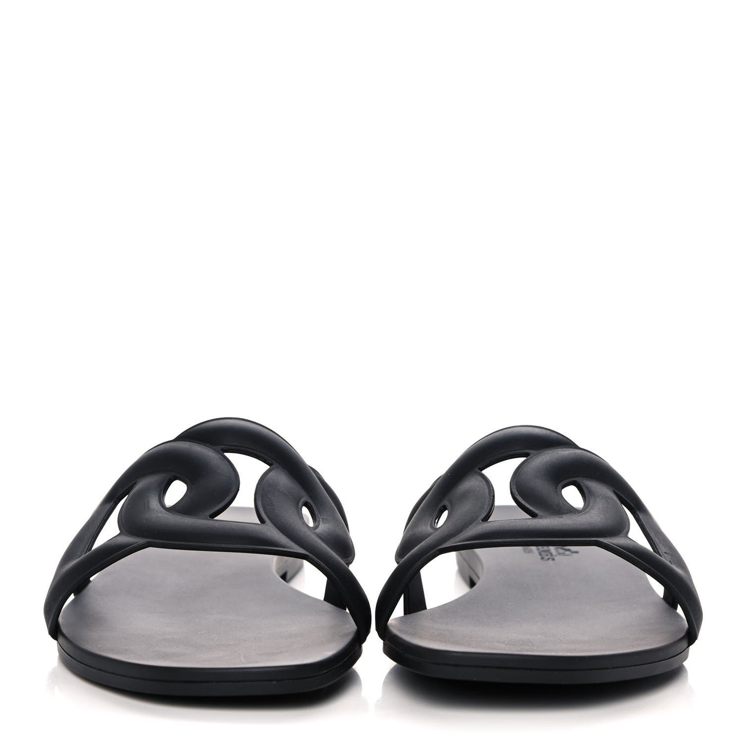 Rubber Aloha Sandals 37 Black