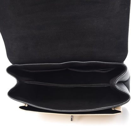 Louis Vuitton Soft Calfskin My Lockme Top Handle Vanille Black 6 of 13