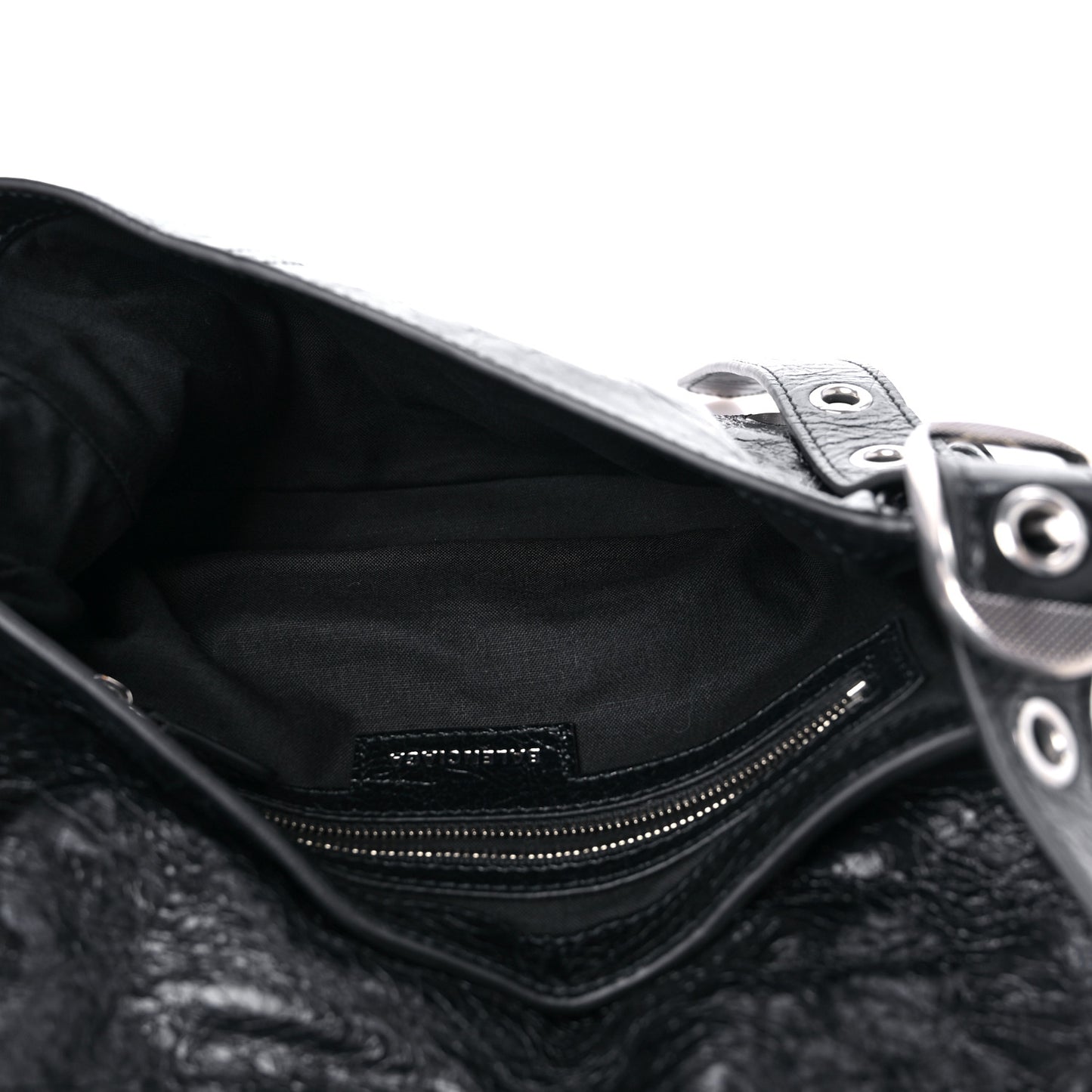 Agneau Arena XS Le Cagole Flap Bag Black