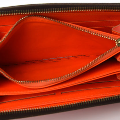 Louis Vuitton Monogram Graffiti Zippy Wallet Orange 12 of 13
