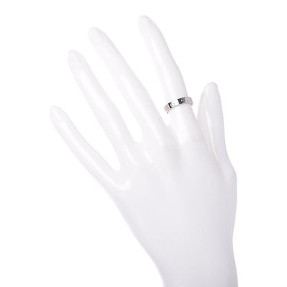 Cartier 18K White Gold 3.5mm LOVE Wedding Band Ring 48 4.5 2 of 5