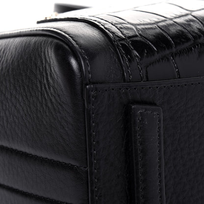 Givenchy Calfskin Crocodile Embossed Mini Antigona Black 11 of 20