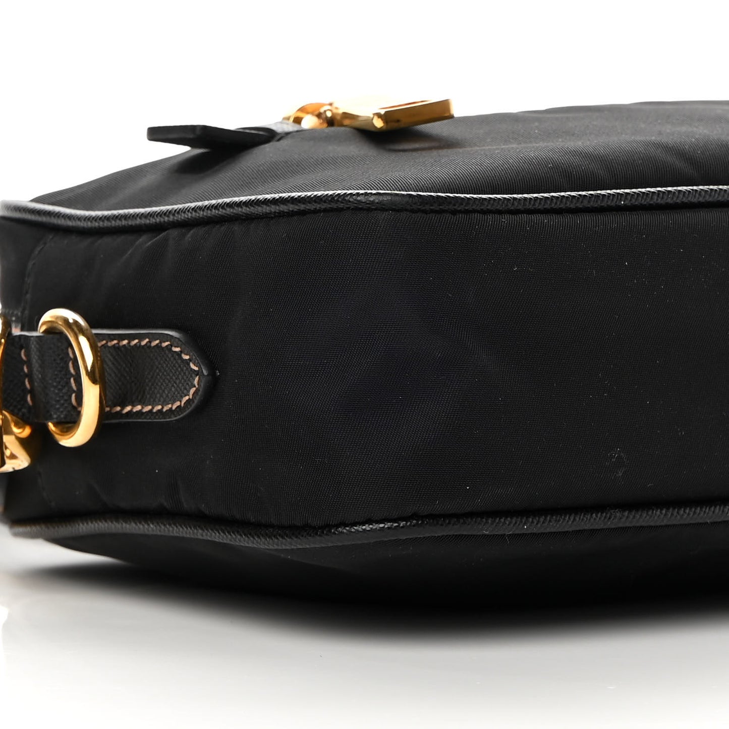 Tessuto Nylon Mini Camera Crossbody Black
