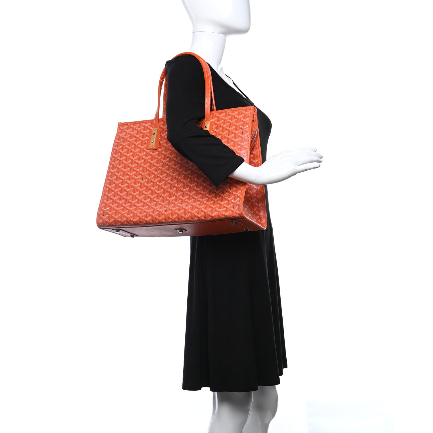 Goyard Goyardine Marquises Tote Orange 2 of 8