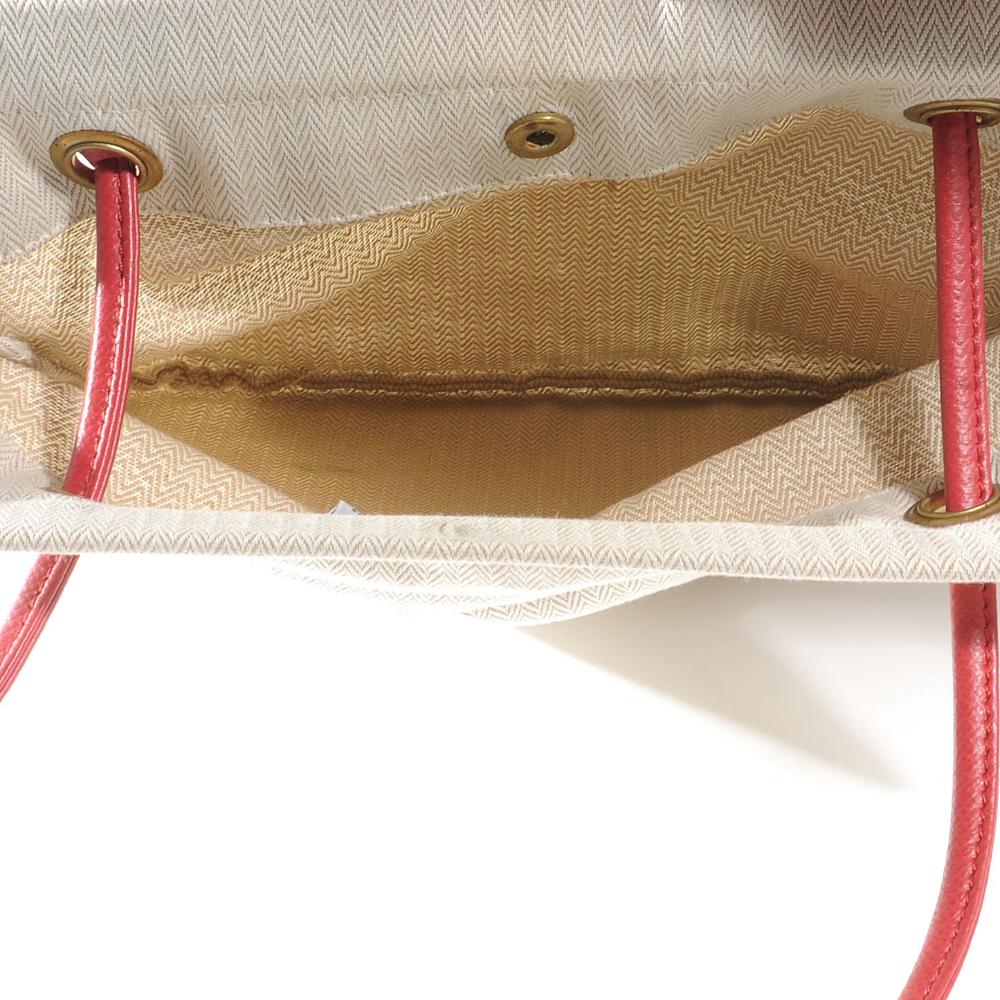 Cotton Aline Small Shoulder Bag Red
