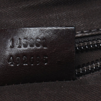 Gucci Monogram Waist Belt Bag Dark Brown 7 of 10