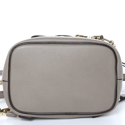 Chloe Suede Calfskin Mini Faye Backpack Motty Grey 11 of 14
