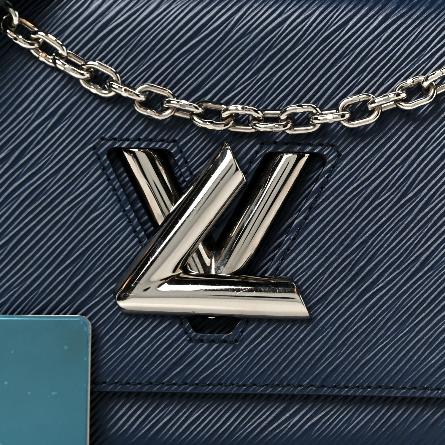 Louis Vuitton Epi Twist Shoulder Bag MM Navy 10 of 12