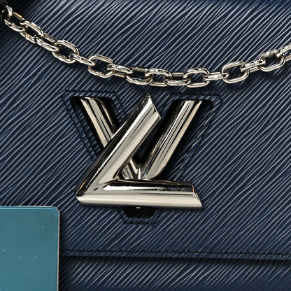 Louis Vuitton Epi Twist Shoulder Bag MM Navy 10 of 12