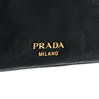 Prada Nappa Zip Clutch Black 9 of 9