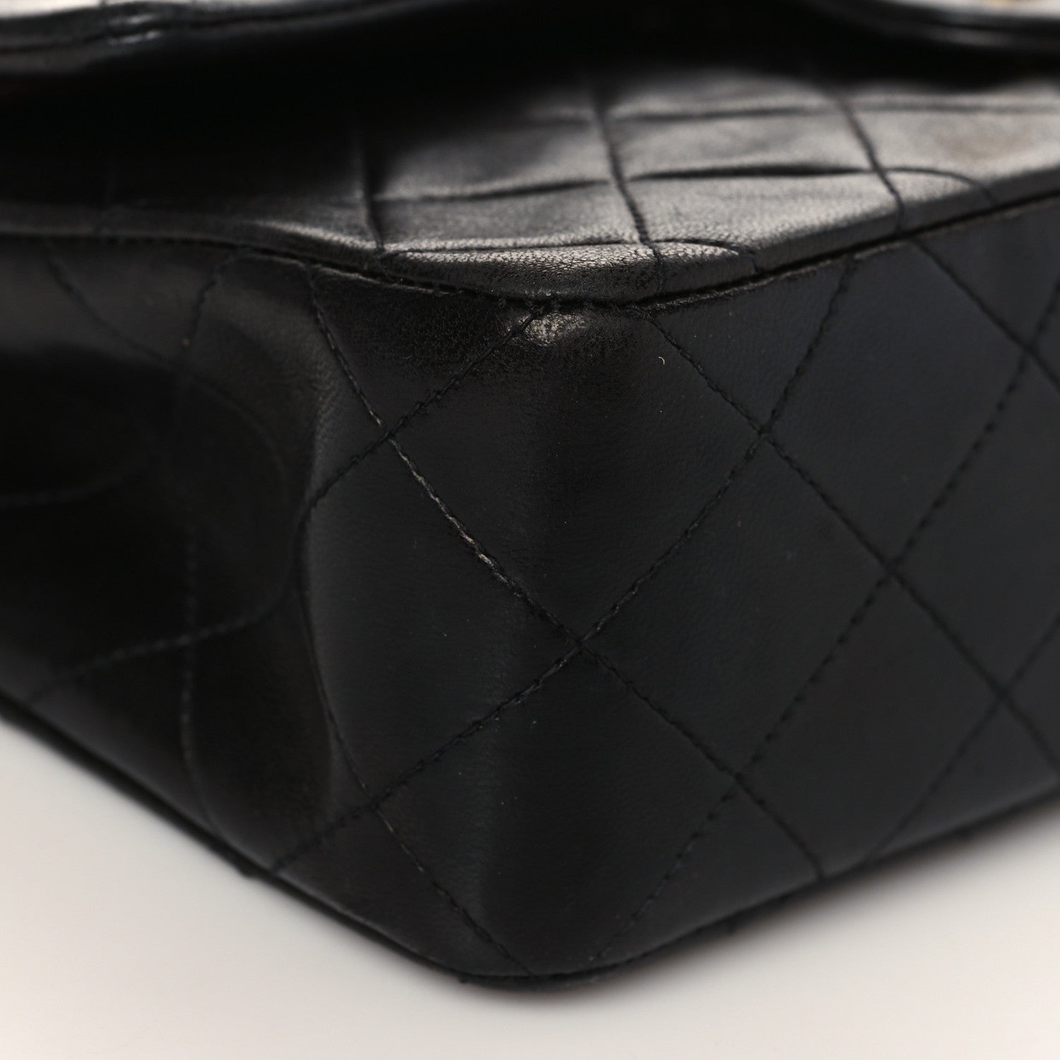 Chanel Lambskin Quilted Small Double Flap Black 8 of 9