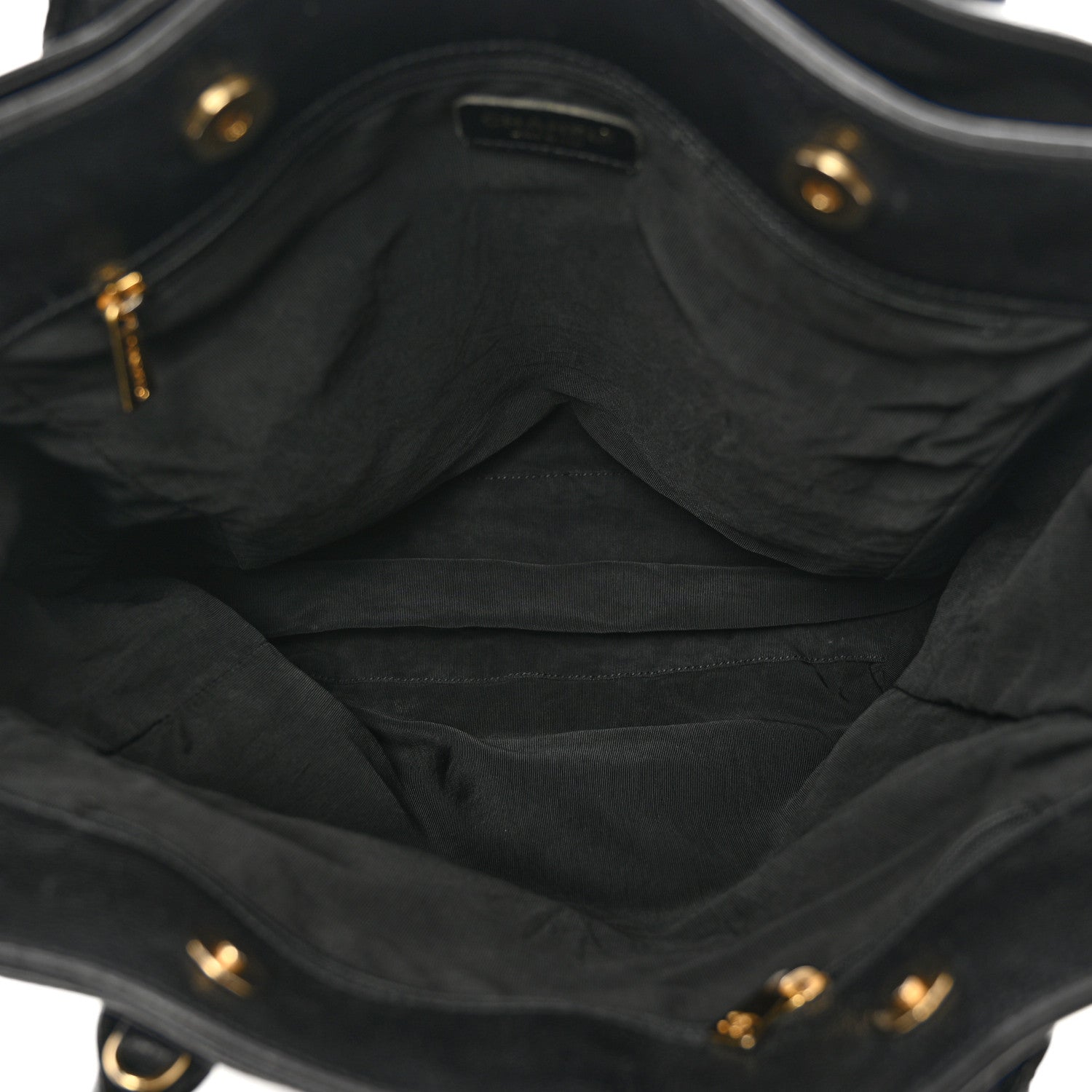 Chanel Calfskin Tall Cerf Tote Black 5 of 11