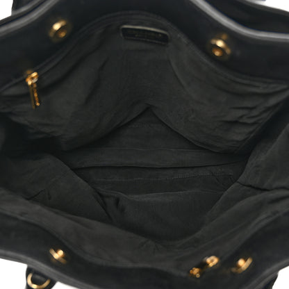 Chanel Calfskin Tall Cerf Tote Black 5 of 11