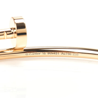 Cartier 18K Yellow Gold Small Juste Un Clou Bracelet 16 4 of 4