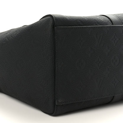 Louis Vuitton Taurillon Monogram Sac Plat 24H Black 7 of 8