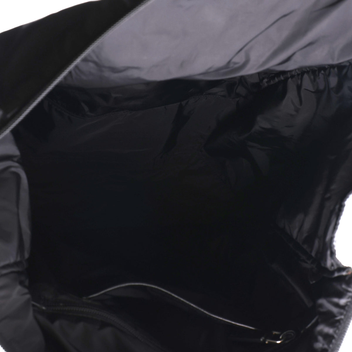Tessuto Nylon Vela Shopping Tote Black
