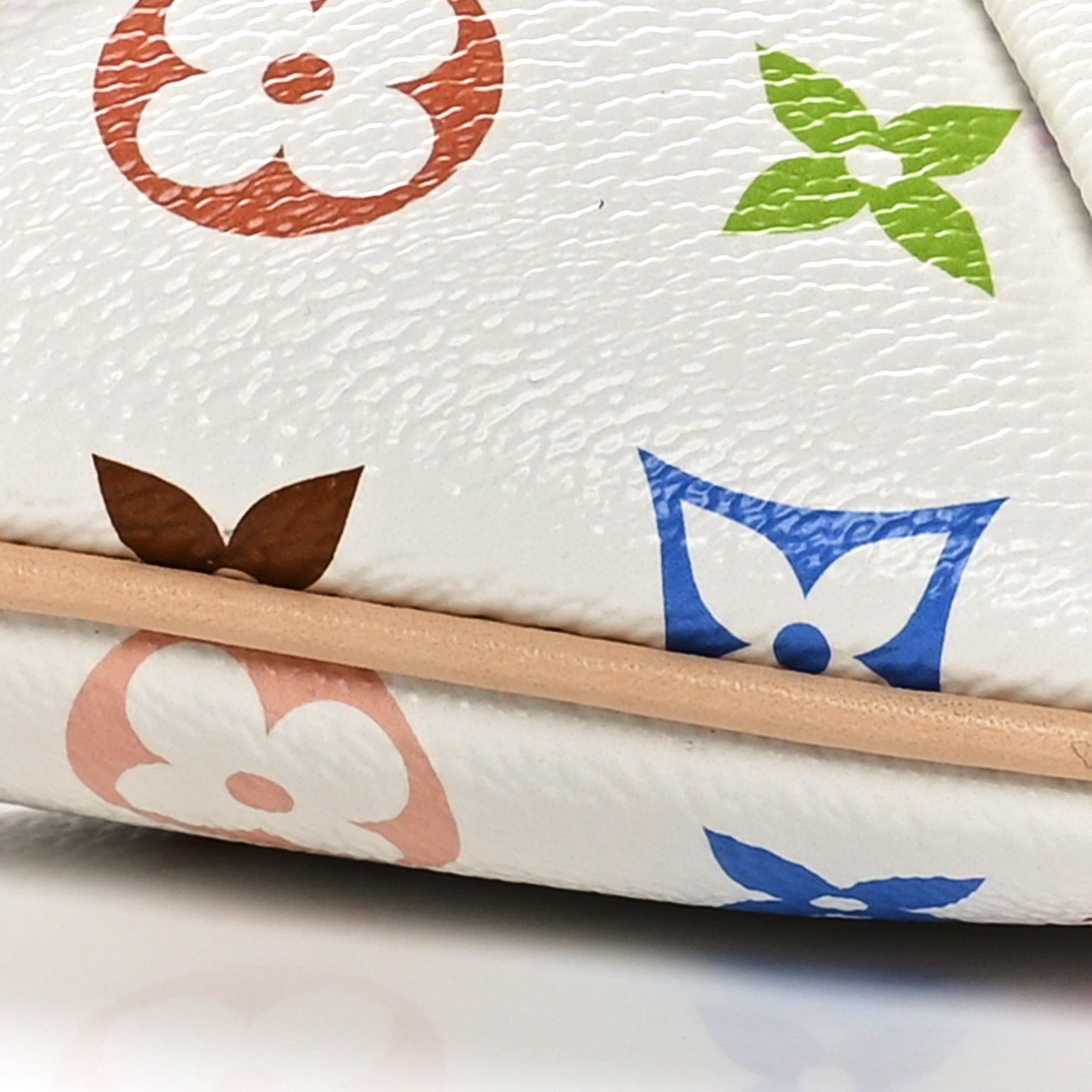 LV X TM Monogram Multicolor High Rise Bumbag White