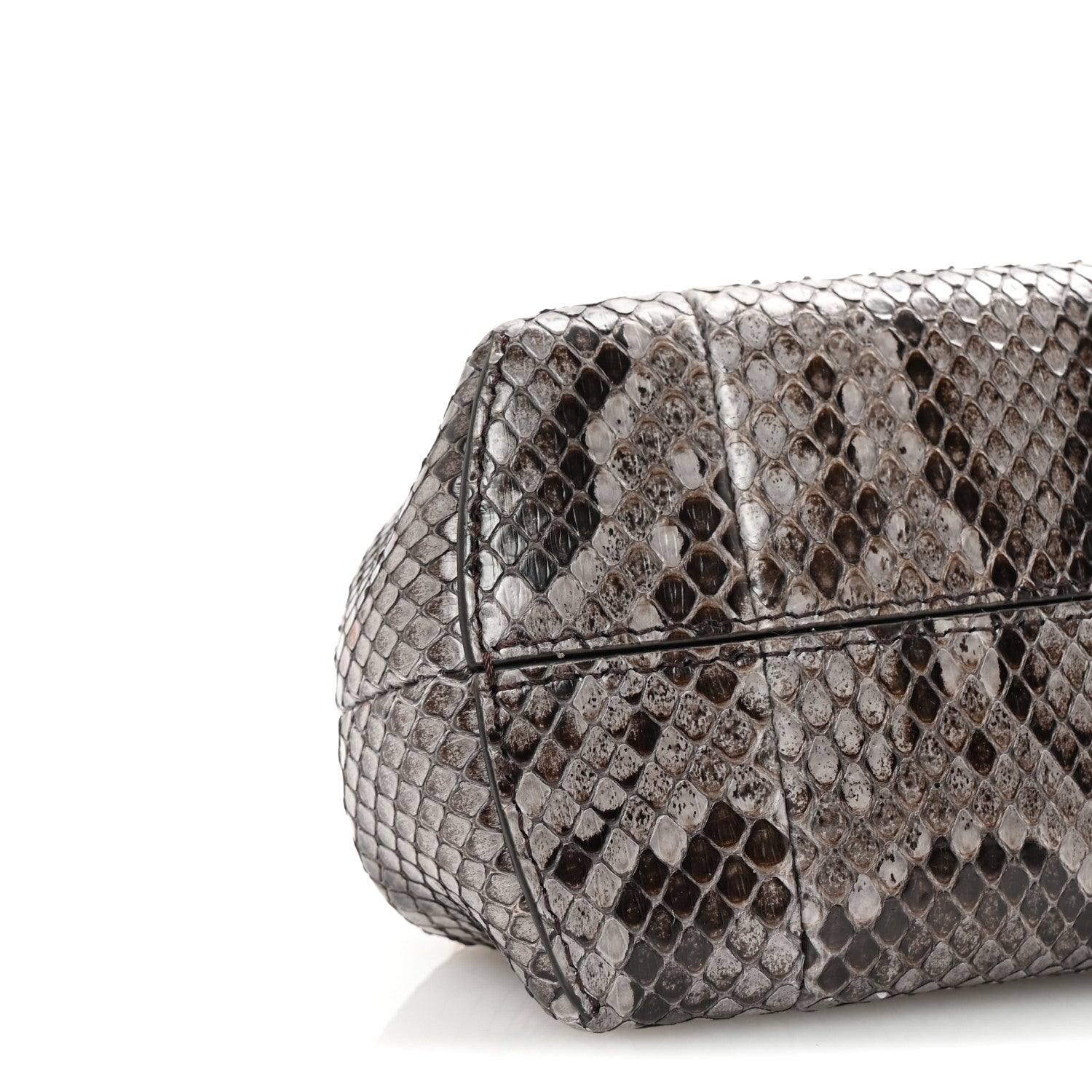 Fendi Snakeskin Small Fendi First Dark Grey 1735596 – FASHIONPHILE