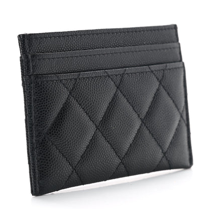 Chanel Caviar Quilted French New Wave Card Holder Black 3 of 9