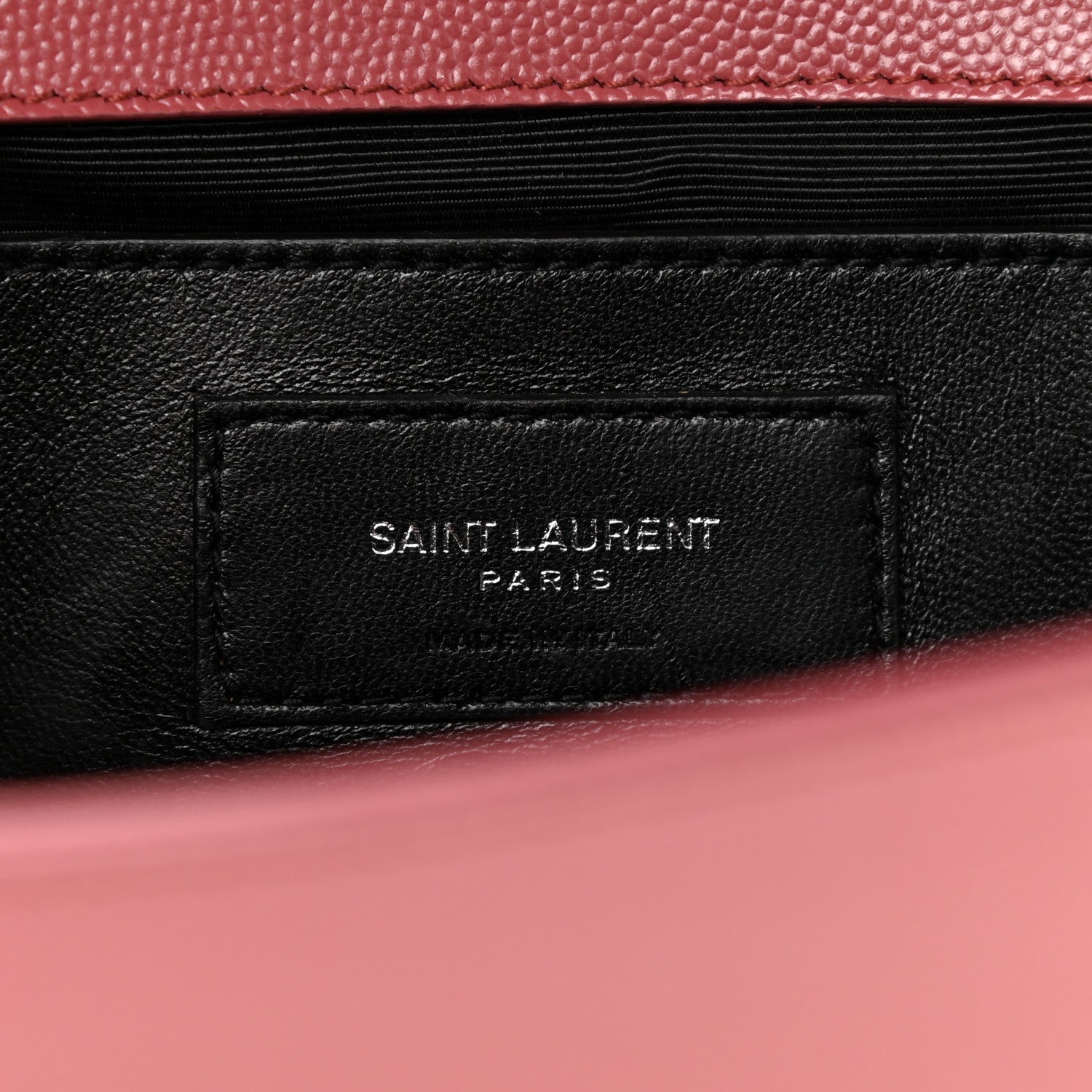 Saint Laurent Grain De Poudre Medium Classic Monogram Kate Satchel Mystic Rose 7 of 11