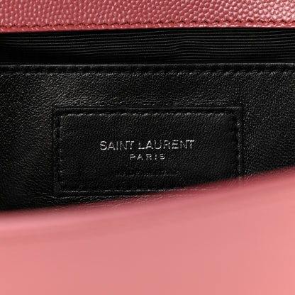 Saint Laurent Grain De Poudre Medium Classic Monogram Kate Satchel Mystic Rose 7 of 11
