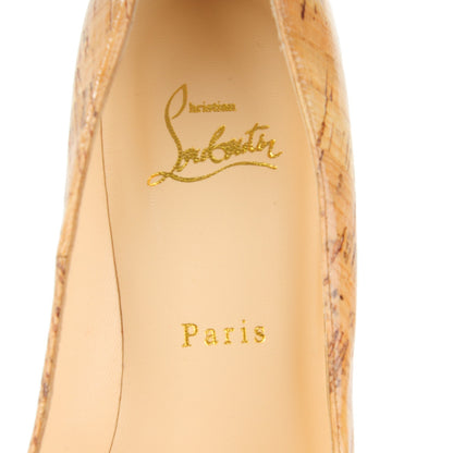 Christian Louboutin Cork Daffodile 160 Pumps 39.5 Naturale 7 of 9
