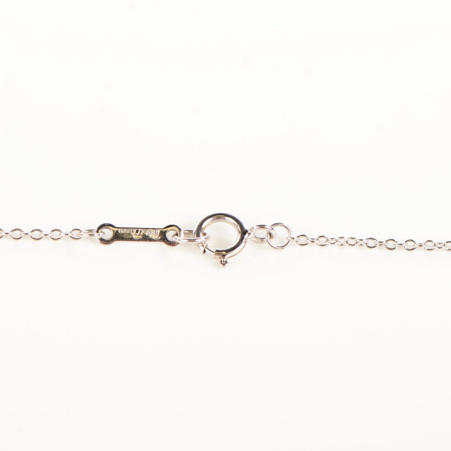 18K White Gold Diamond Paloma Picasso Loving Heart Necklace