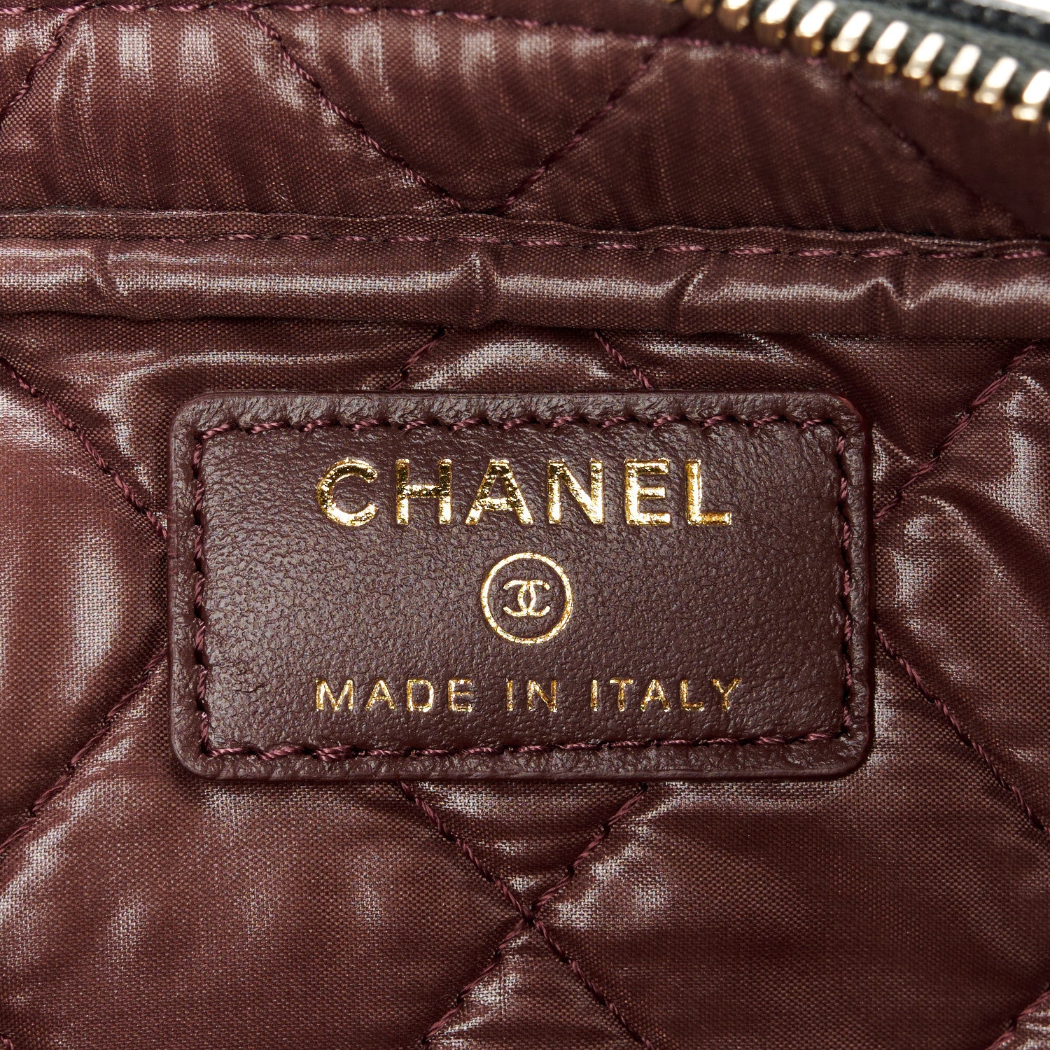 Chanel Caviar Quilted Toiletry Case With Chain Black 6 of 11