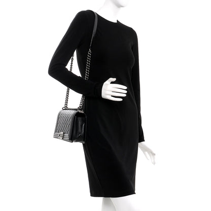 Chanel Caviar Quilted Medium Boy Flap Black 2 of 19