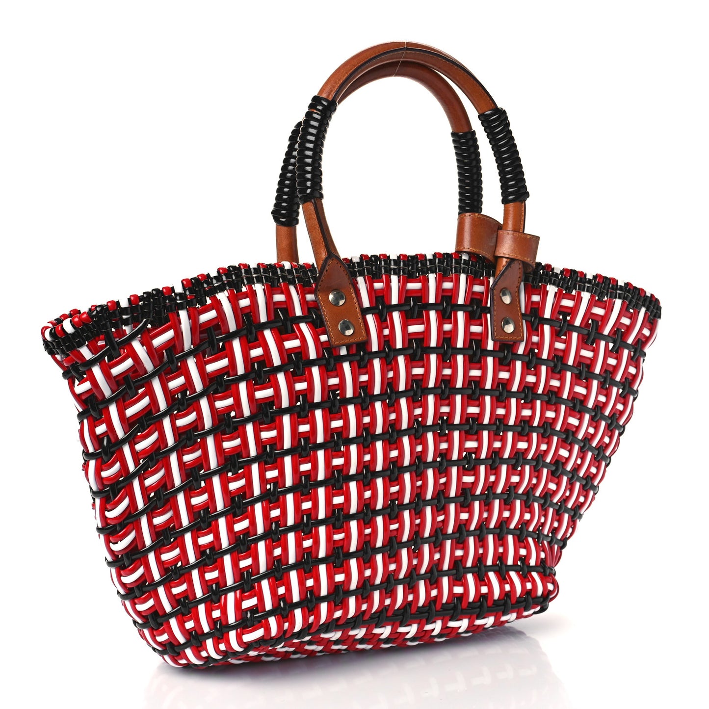 PU Calfskin Bistrot Panier Tote