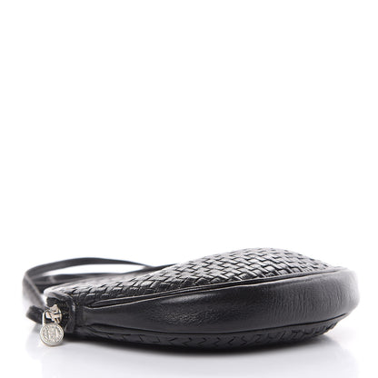 Fendi Calfskin Woven Crossbody Black 4 of 12