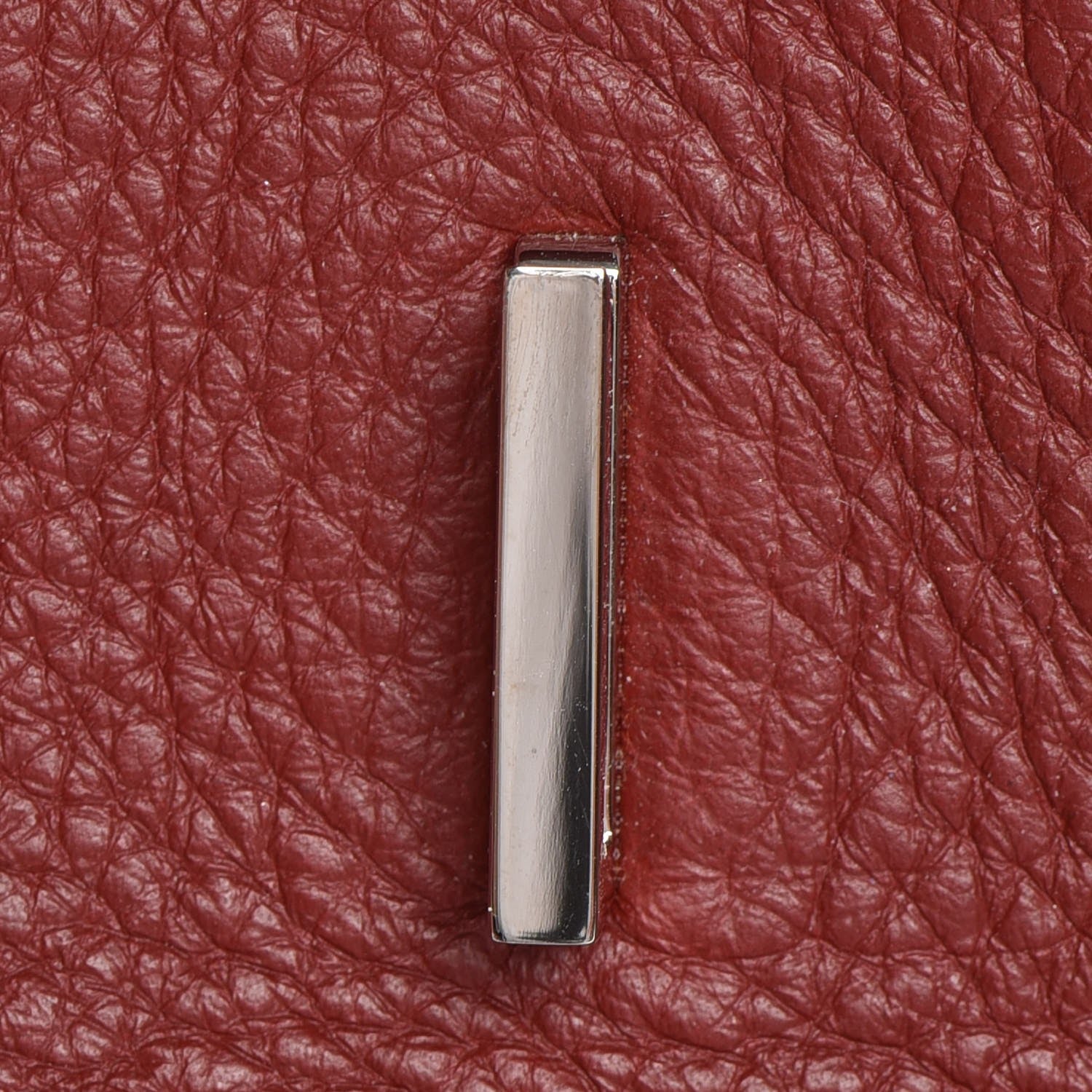 Hermes Taurillon Clemence Crinoline Birkin 35 Rouge H 16 of 25