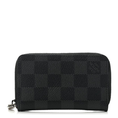 Louis Vuitton Damier Graphite Zippy Coin Purse Vertical 1 of 8