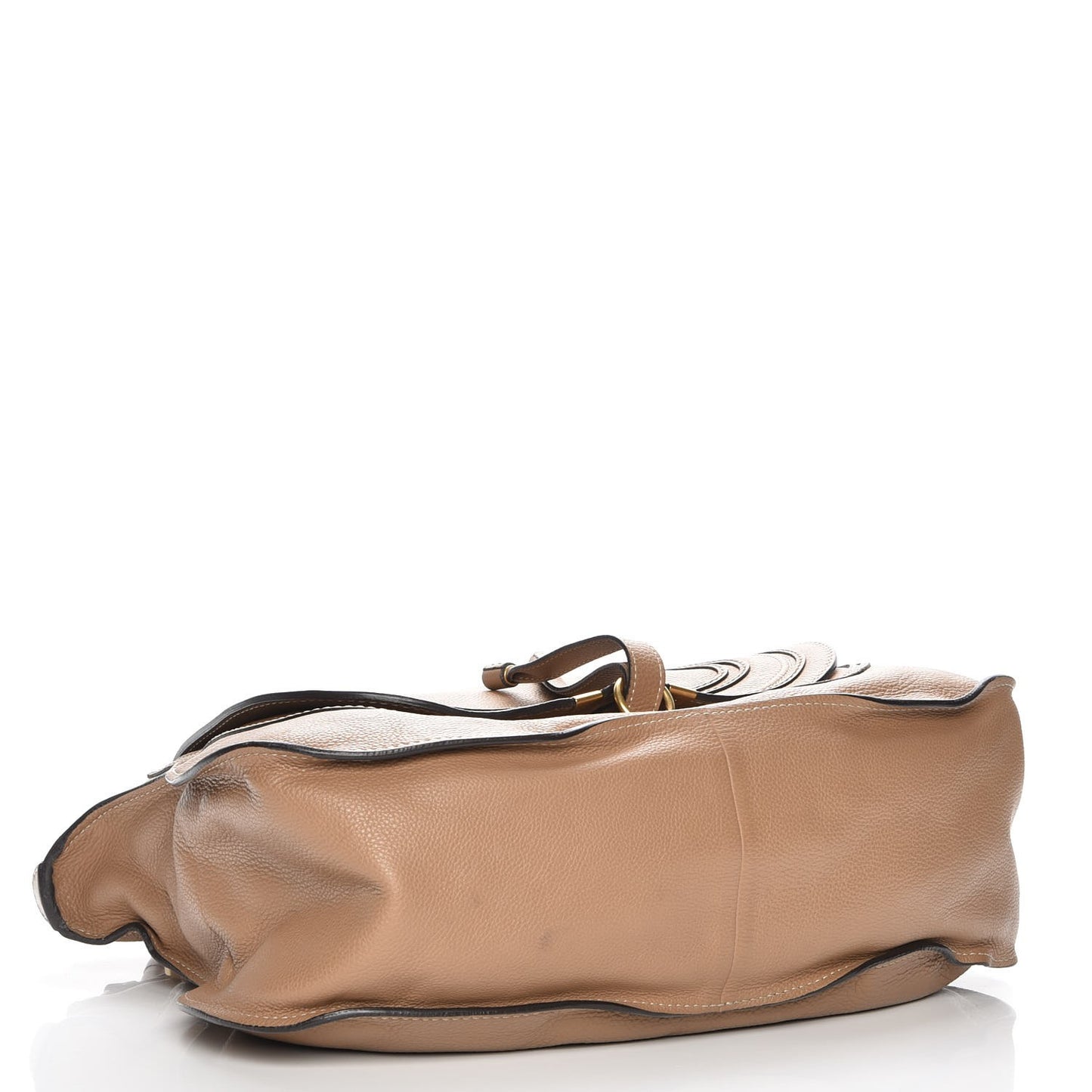 Calfskin Large Marcie Satchel Nut