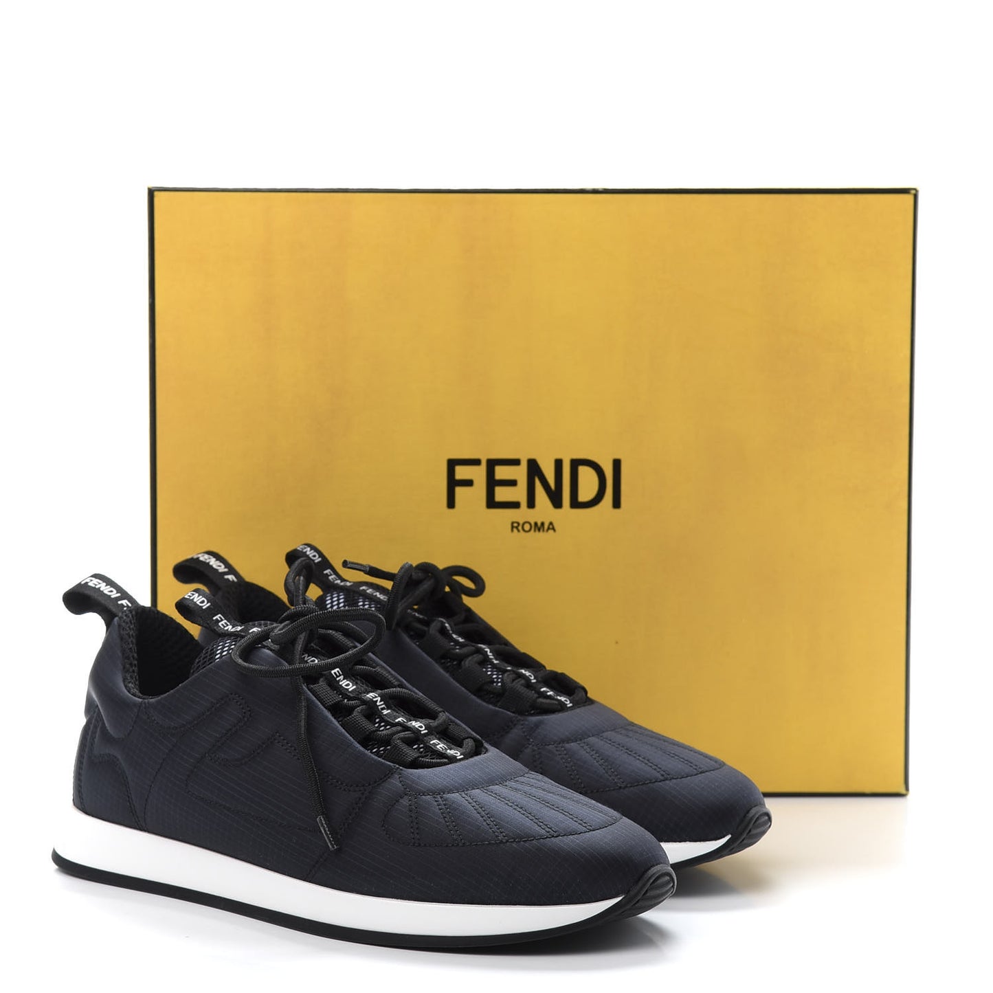 Nylon Womens Ffreedom Sneakers 36 Blue Scuro Black White