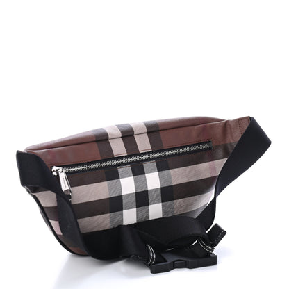 Burberry E-canvas Check Bum Bag Dark Birch Brown 2 of 4