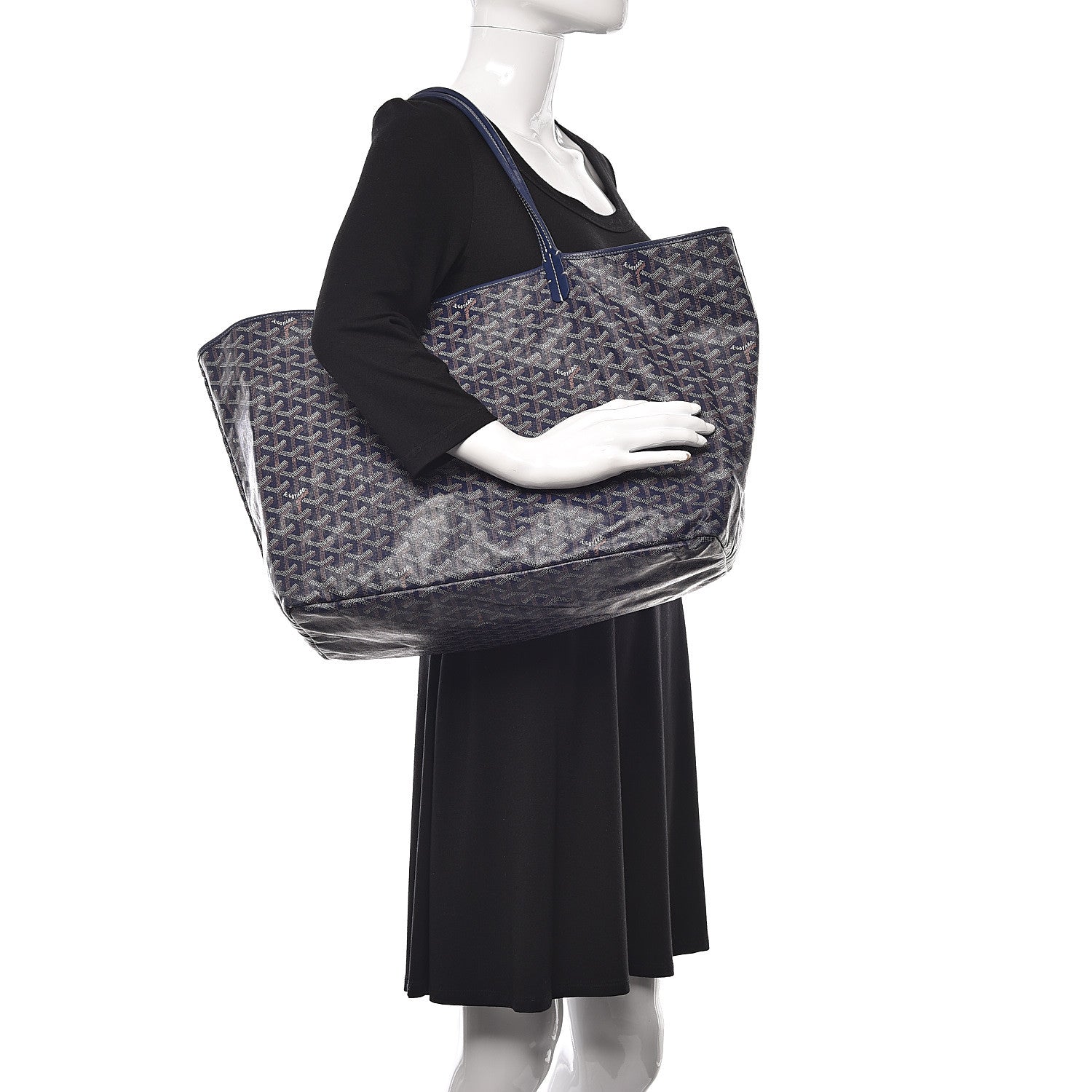 Goyard Goyardine Saint Louis GM Navy 2 of 9