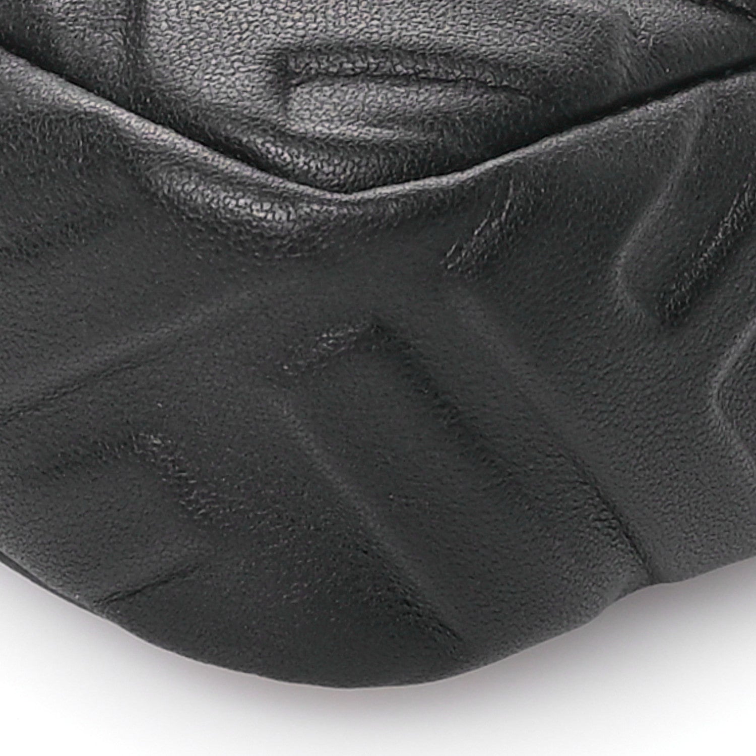 Fendi Nappa FF 1974 Embossed Mini Baguette Black 9 of 11