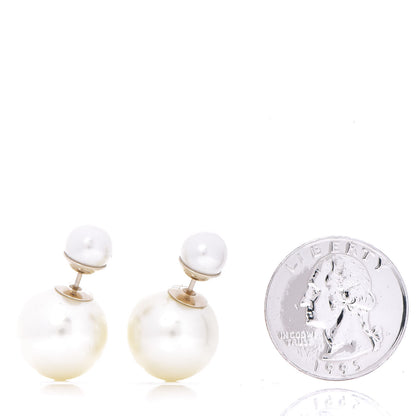 Christian Dior Pearl Mise En Dior Tribal Earrings 2 of 4