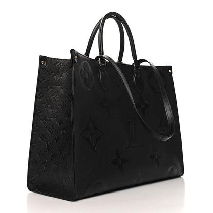 Louis Vuitton Empreinte Monogram Giant Onthego GM Black 3 of 9