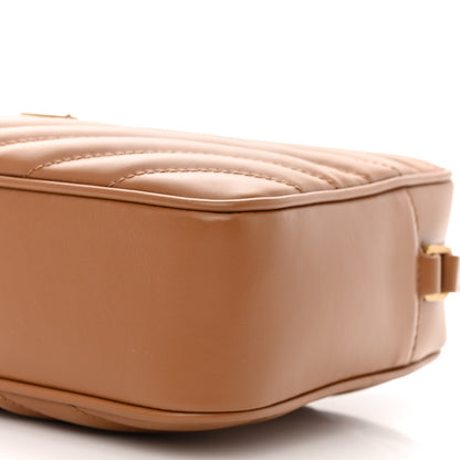 Saint Laurent Calfskin Matelasse Monogram Lou Camera Bag Cinnamon 10 of 10