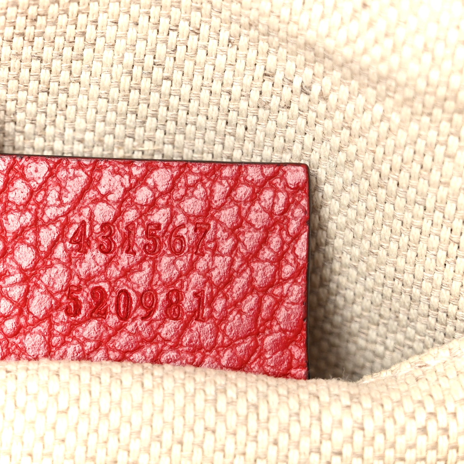 Gucci Dollar Calfskin Bi-Color Small Soho Disco Bag New Rosette Hibiscus Red 7 of 11