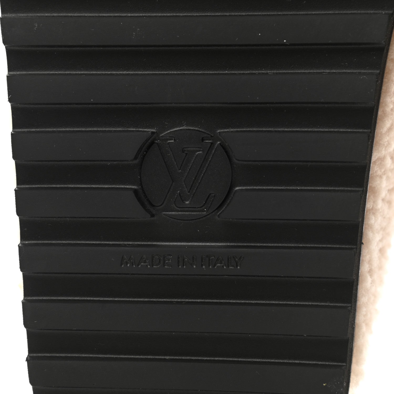 Louis Vuitton Shearling Paseo Flat Comfort Mule 39 Nude 6 of 8