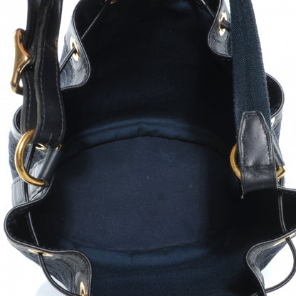 Louis Vuitton Mini Monogram Noelie Blue 5 of 7
