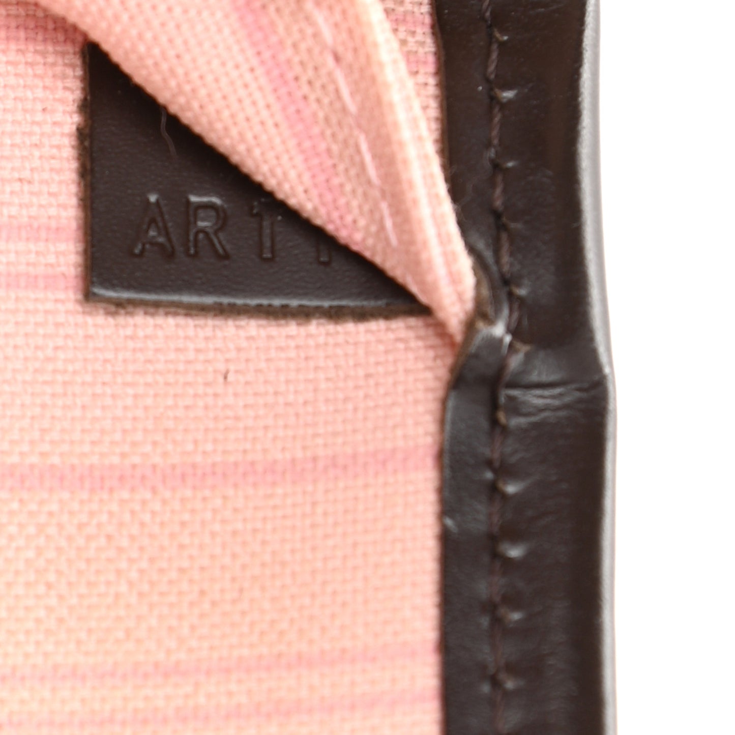 Damier Ebene Neo Neverfull MM Rose Ballerine