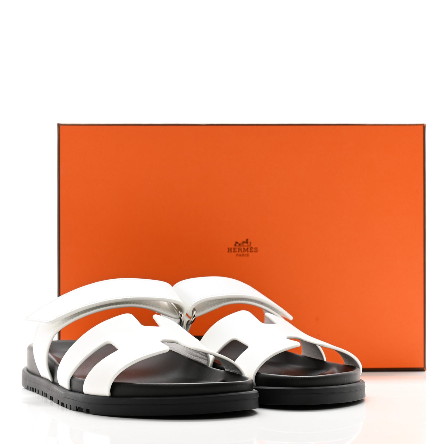 Calfskin Womens Chypre Sandals 38.5 White